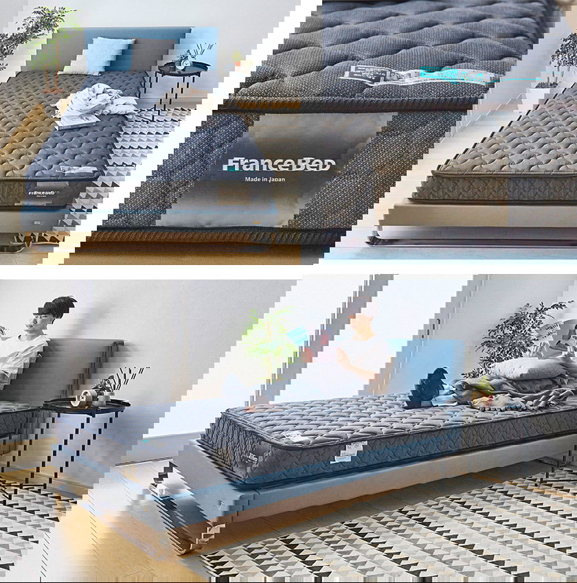 フランスベッド マットレス ダブル 2年保証 寝返りしやすい 通気性良い
