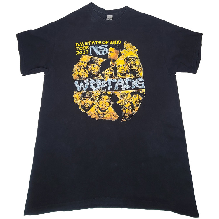 NAS + WU-TANG CLAN - N.Y. STATE OF MIND TOUR 2022 (L) TEE : VNTGdept