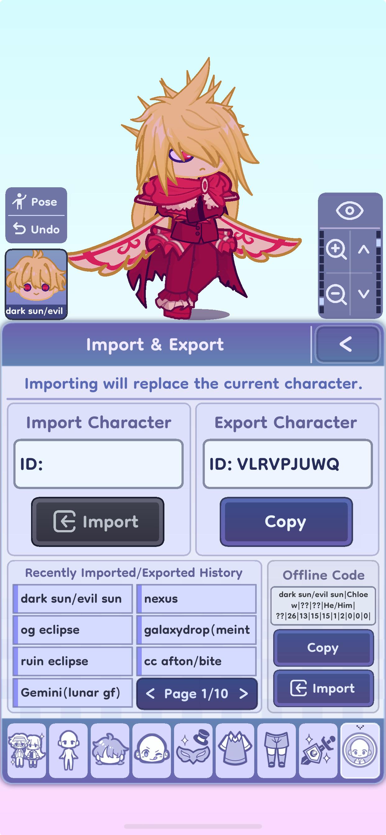 Codes for gacha life 2 Episode 1 Some of the codes - ibisPaint