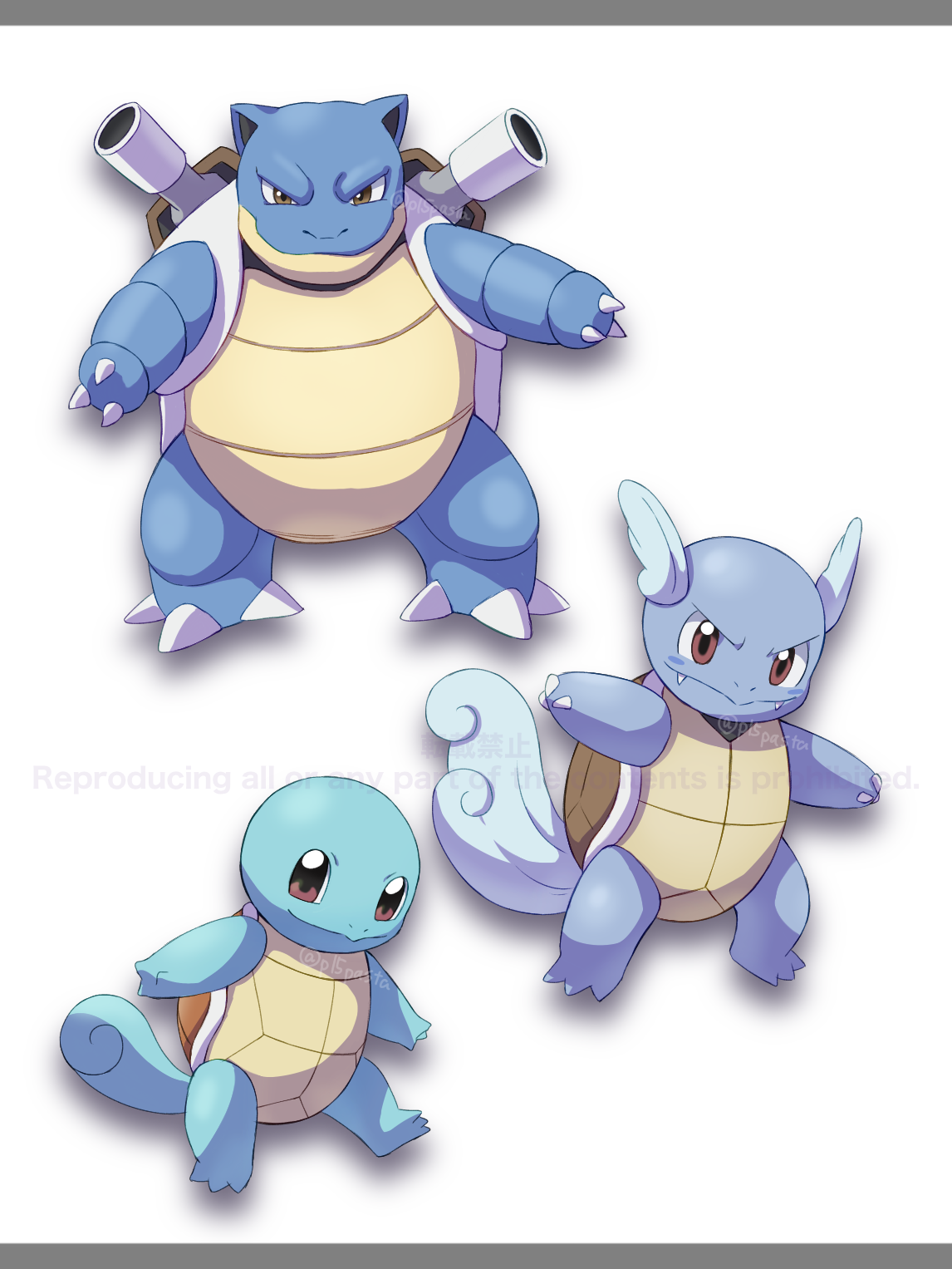 ゼニガメカメールカメックス - ibisPaint