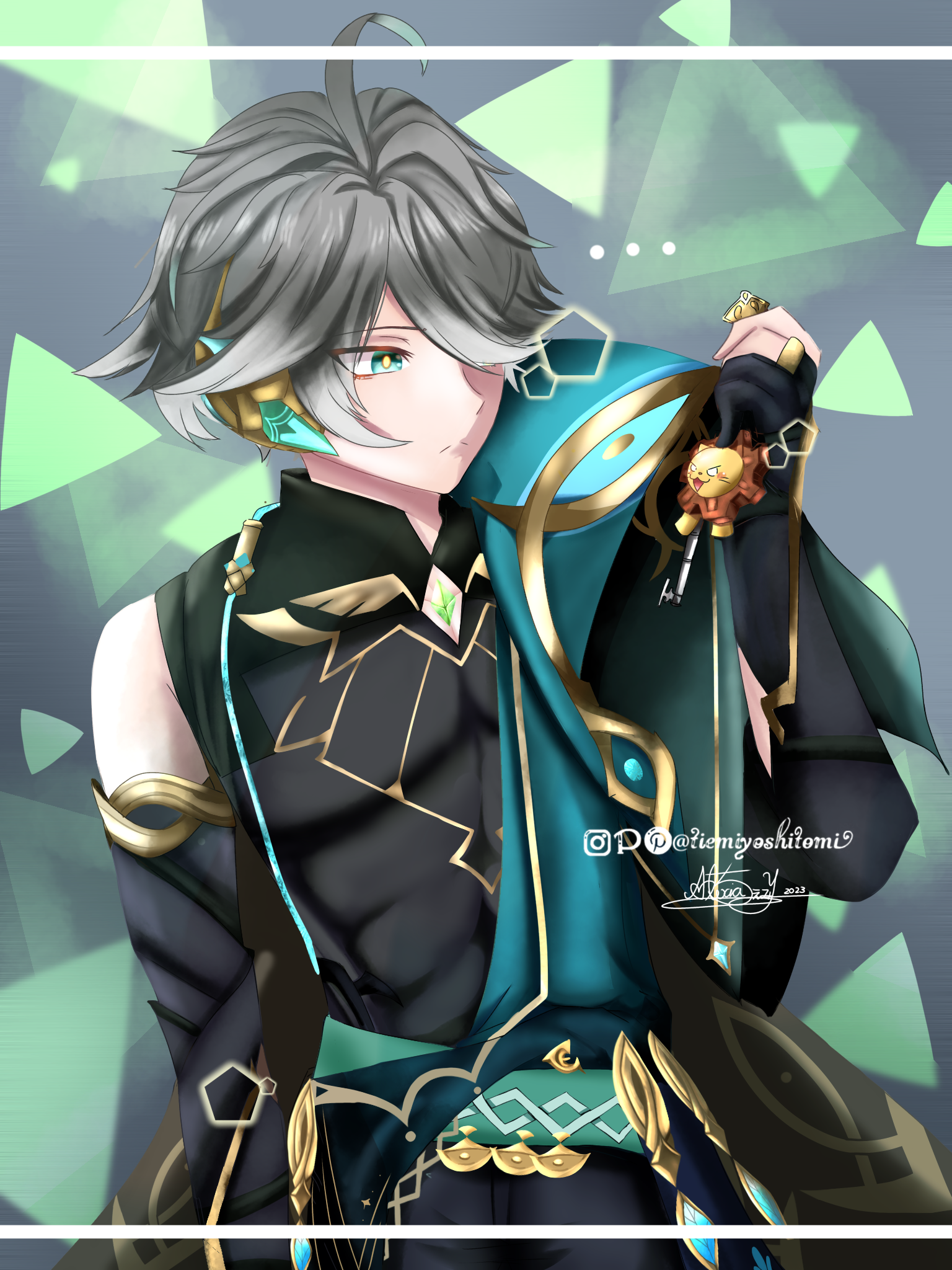 🌿原神・アルハイゼン🌿 - ibisPaint