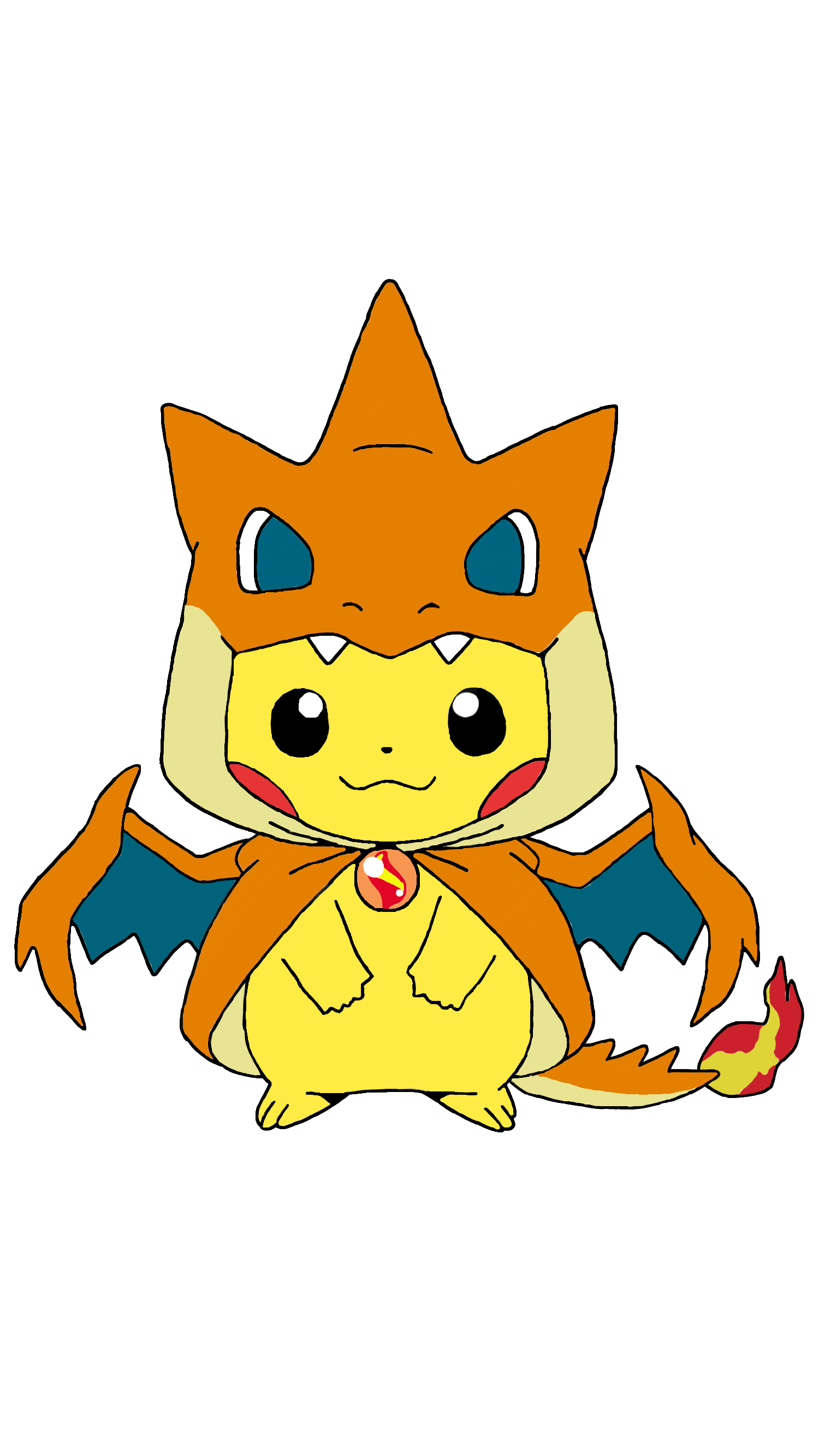 リザードンピカチュウ模写 - ibisPaint