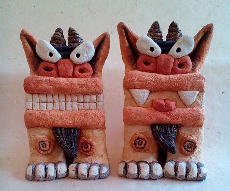 漆喰シーサー | iichi 日々の暮らしを心地よくするハンドメイドや