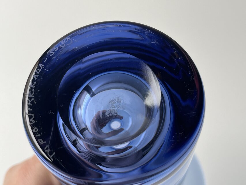 iittala】Tapio Wirkkala ベース 3539 アメジスト（ネオジウム