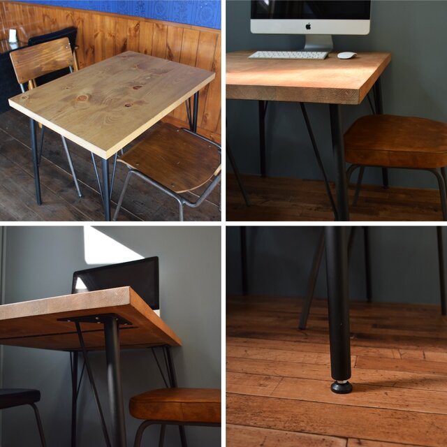 CT90-3 90×60cm カフェテーブル アイアン脚 | iichi 日々の暮らしを