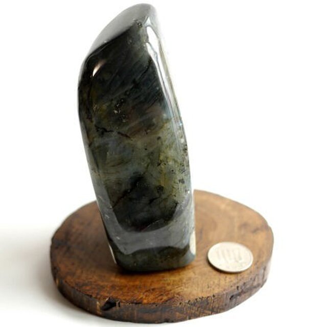 ラブラドライト原石/台座付き 234 | iichi 日々の暮らしを心地よくする