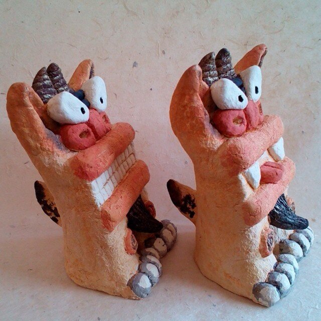 漆喰シーサー | iichi 日々の暮らしを心地よくするハンドメイドや