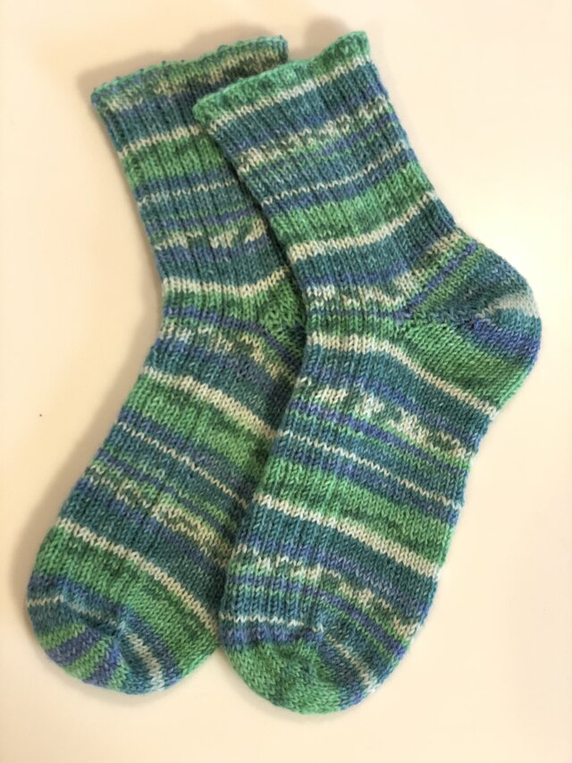 №15 n様オーダー品手編みソックス【ガーデナー】 | iichi 日々の暮らし