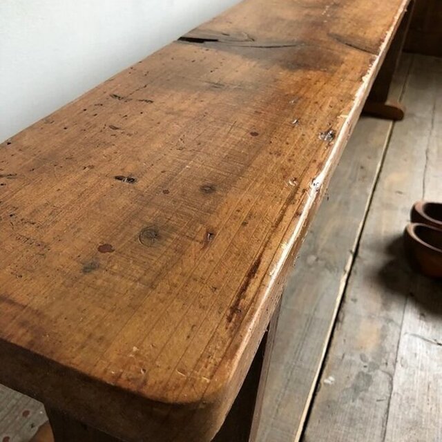 数量限定 ASB 木製 ベンチ 古材 椅子 花台 チェアー アンティーク