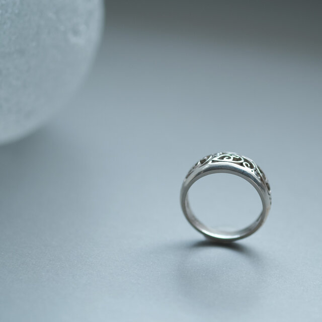 唐草 透かし リング シルバー925 | iichi 日々の暮らしを心地よくする