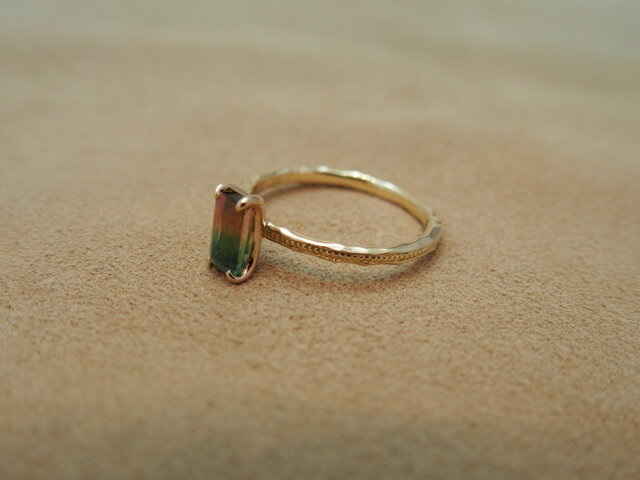 バイカラートルマリン デザインリング(s/q) | iichi 日々の暮らしを