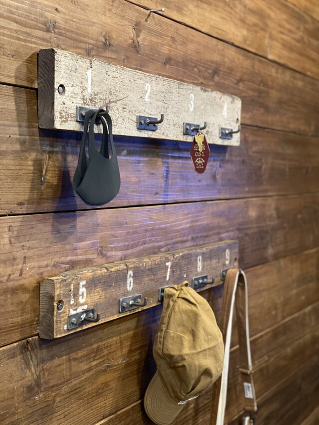 数量限定 NH-9 アイアンフック 2連 ウォールフック 壁掛け キーフック