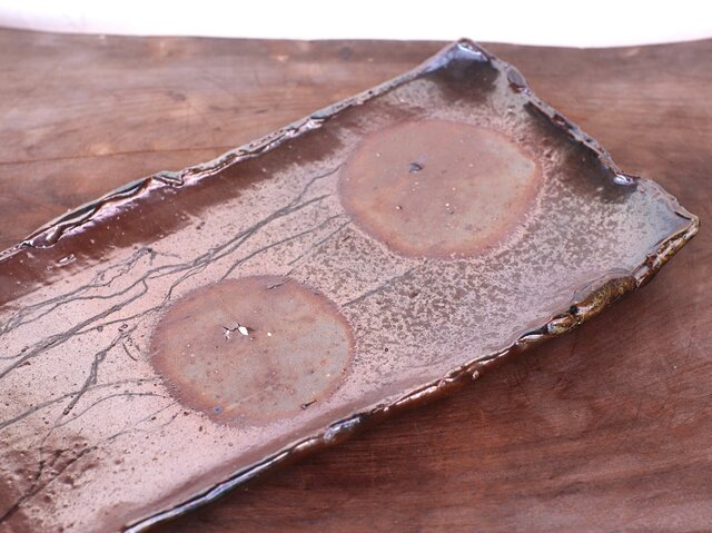 備前焼 長方皿(44cm) sr1-036 | iichi 日々の暮らしを心地よくする