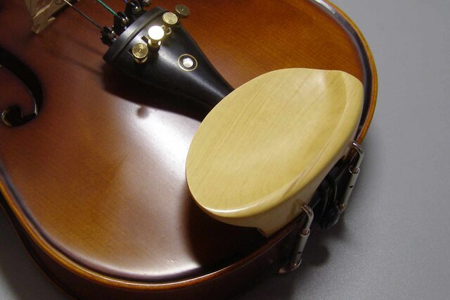 希少品 バイオリン or ビオラ 顎当て フレッシュタイプ インド黒檀