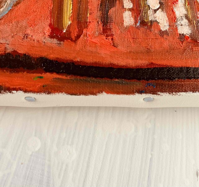 原画「夜のメリーゴーランド」F6・油彩画 | iichi 日々の暮らしを