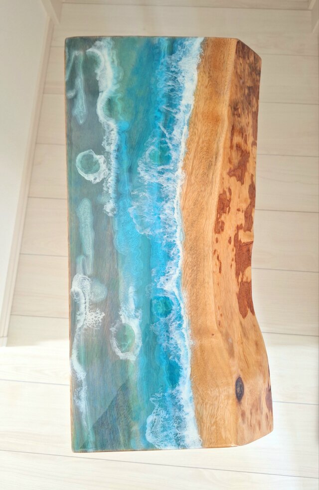 サイドテーブル レジン 桑 海岸 波 | iichi 日々の暮らしを心地よく