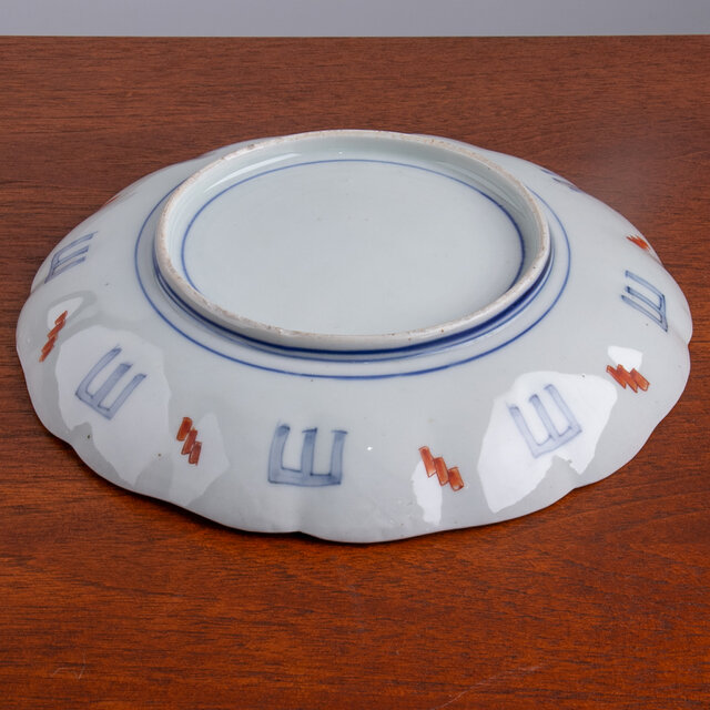 古伊万里 染錦四君子鶴亀文 七寸皿 明治時代 | iichi 日々の暮らしを