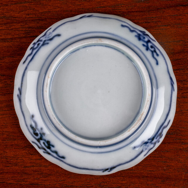 古伊万里 染錦山水千鳥文四寸皿 明治時代 E1220D | iichi 日々の暮らし