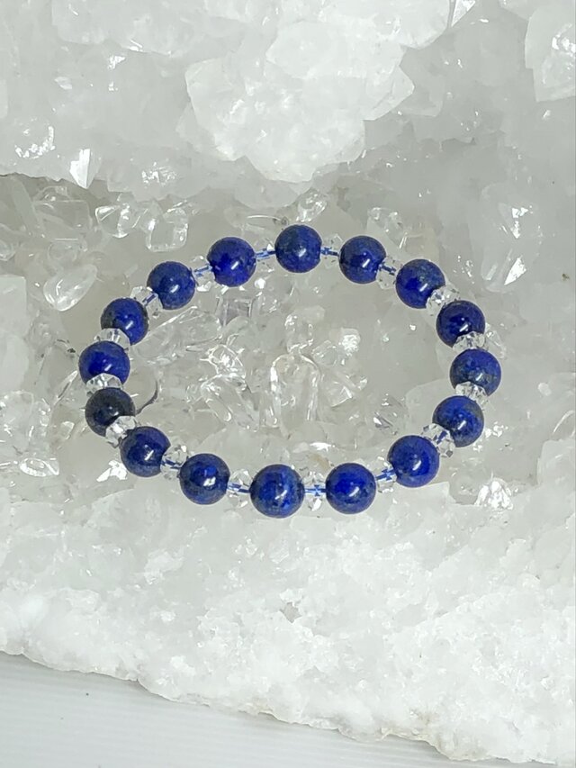 ラピスラズリ デザイン 天然石ブレスレット | iichi 日々の暮らしを