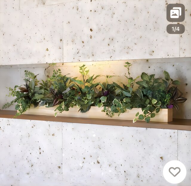 光触媒 人工観葉植物 ウォールグリーン フェイクグリーン 壁掛けウッド