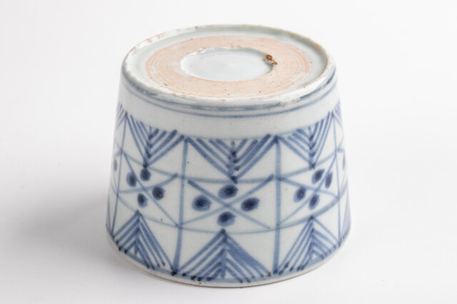 古伊万里 染付 松竹梅図案文 そば猪口 1客 明治時代 個体B | iichi