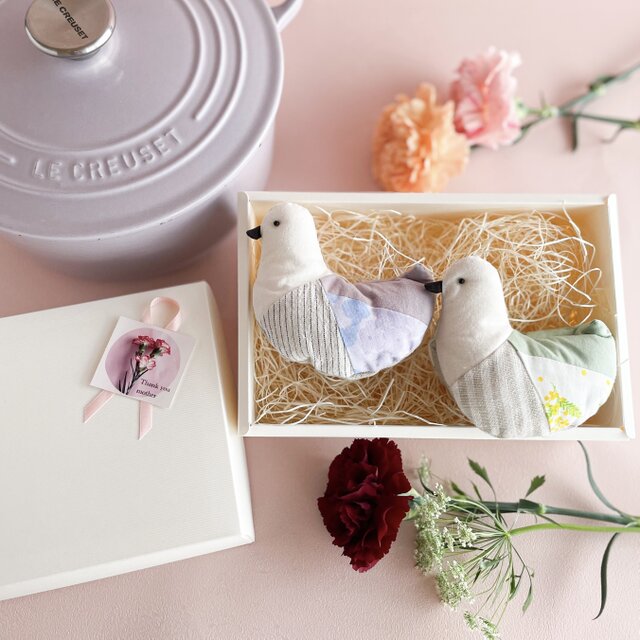 選べるギフト＊小鳥の鍋つかみ2個セット | iichi 日々の暮らしを