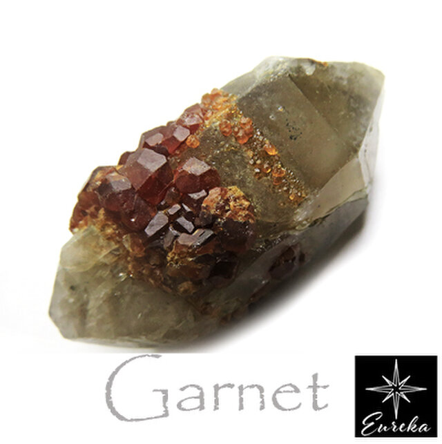 スペサルティンガーネット スモーキークォーツ 原石 trg143 | iichi