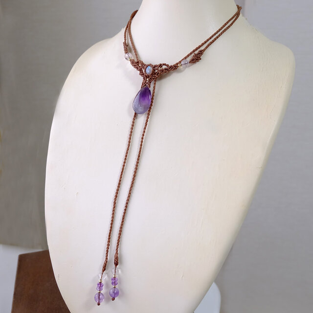 インド産 ファントムアメジスト ・ムーンストーン（インド産