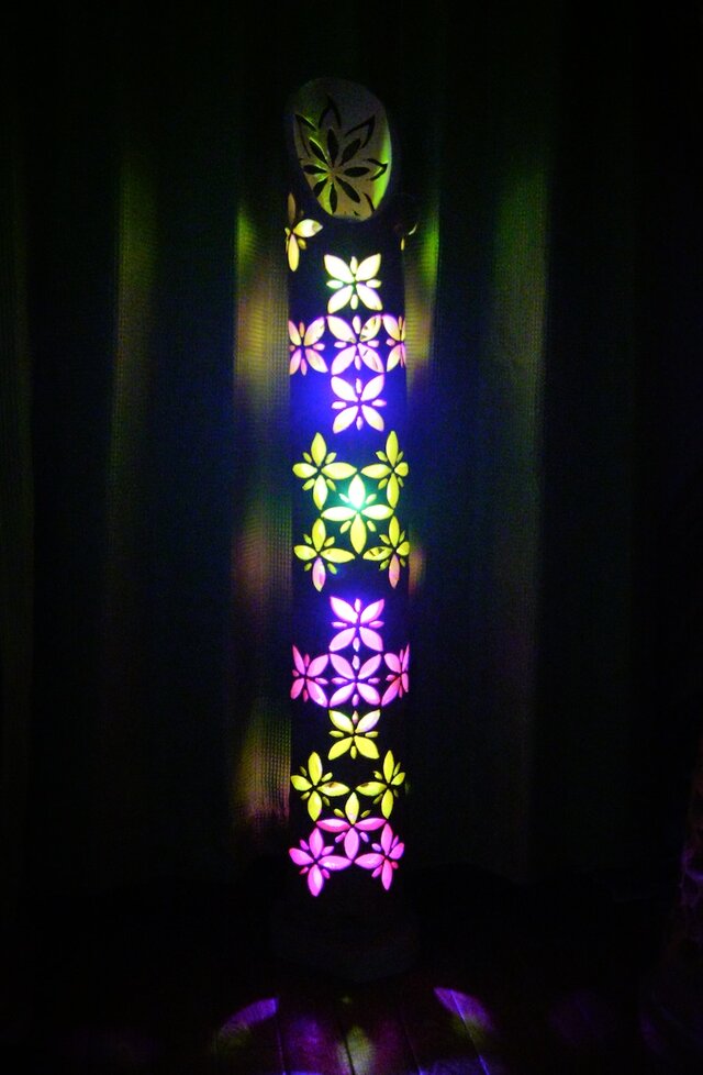 竹灯り 彩シリーズ 〜和花〜 竹灯籠 孟宗竹 | iichi 日々の暮らしを