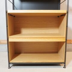無印良品(MUJI)の人気のオーク材×スチールユニットシェルフ ボックス