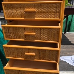 ラタンチェストの中古が安い！激安で譲ります・無料であげます｜ジモティー