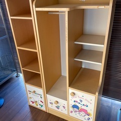 くろがね キティ＆キキララ ランドセル ハンガー 棚 (MASA) 長岡の収納