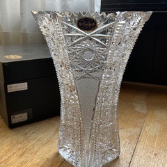 BOHEMIA クリスタル花瓶 元箱付き 約27cm (anubis80) 代官山のその他の