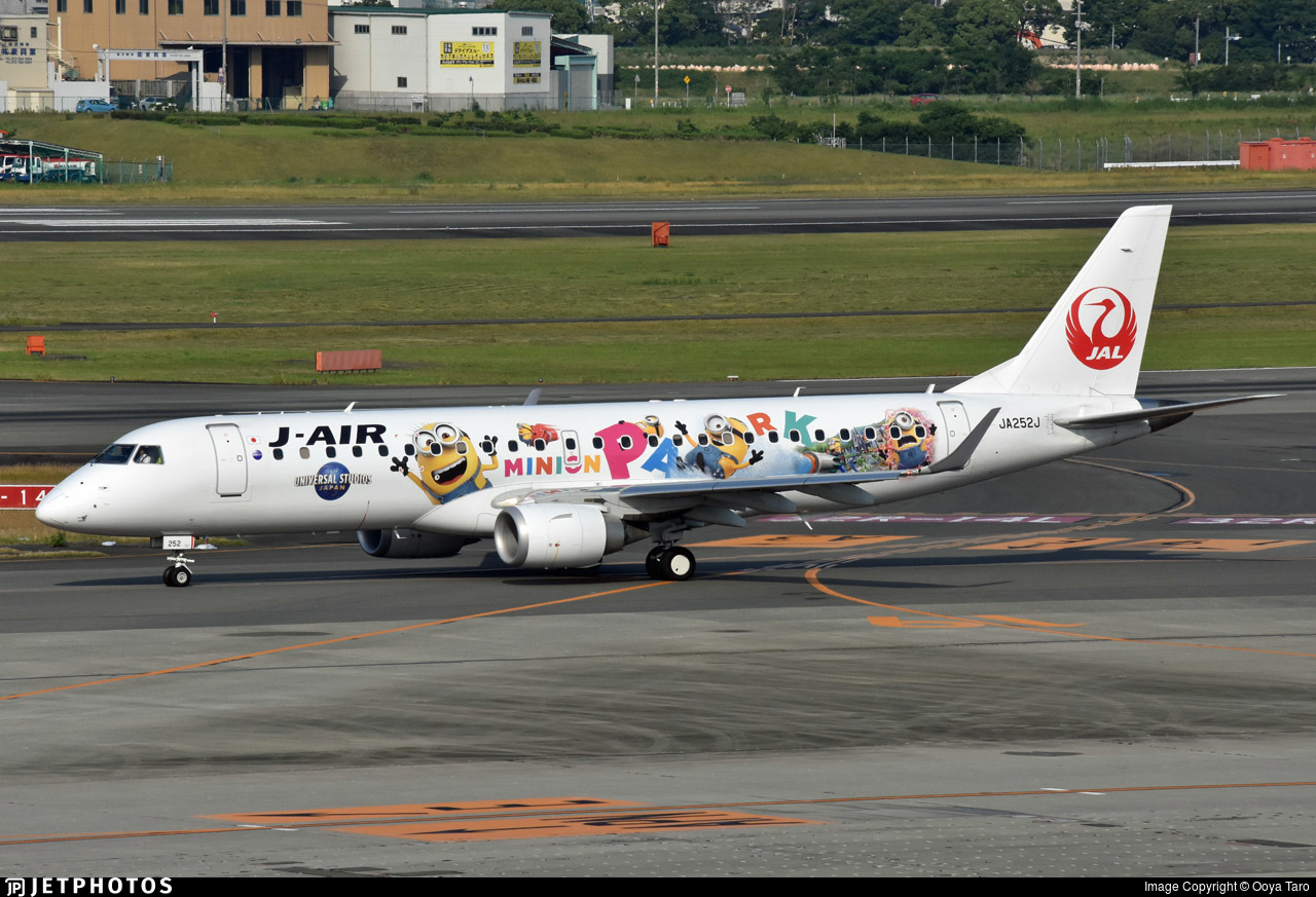 JA252J | Embraer ERJ-190-100STD | J-Air | Ooya Taro | JetPhotos