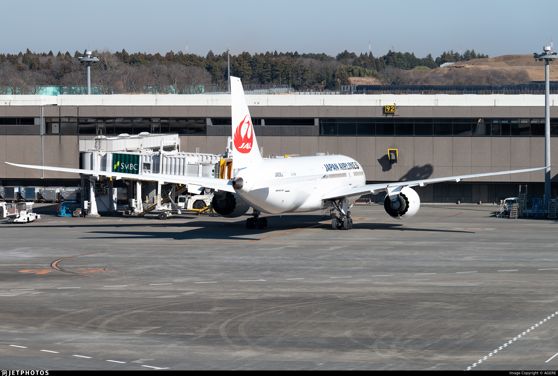 JA836J | Boeing 787-8 Dreamliner | Japan Airlines (JAL) | AGERE