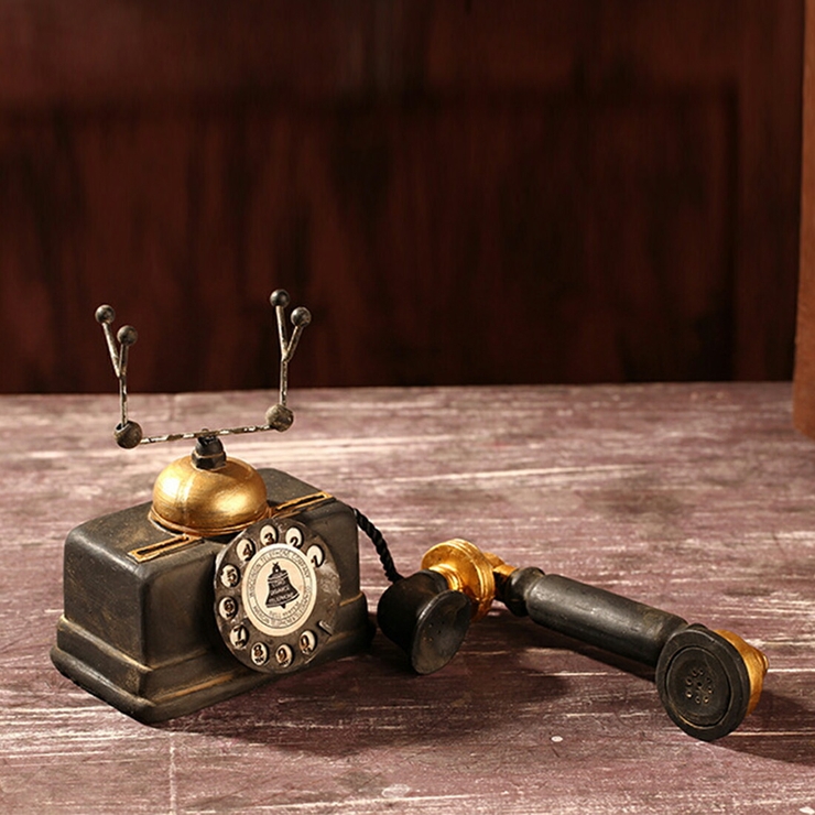 レトロ 電話機 オブジェ[品番：GWSW0000284]｜GOLWIS（ゴルウィス）の