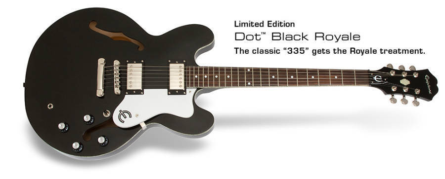 Epiphone ES-335 Royale In Black | Long & McQuade