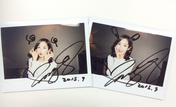 Kstyle4周年】パク・ミニョンさんからサイン入りプレゼントが到着！2名