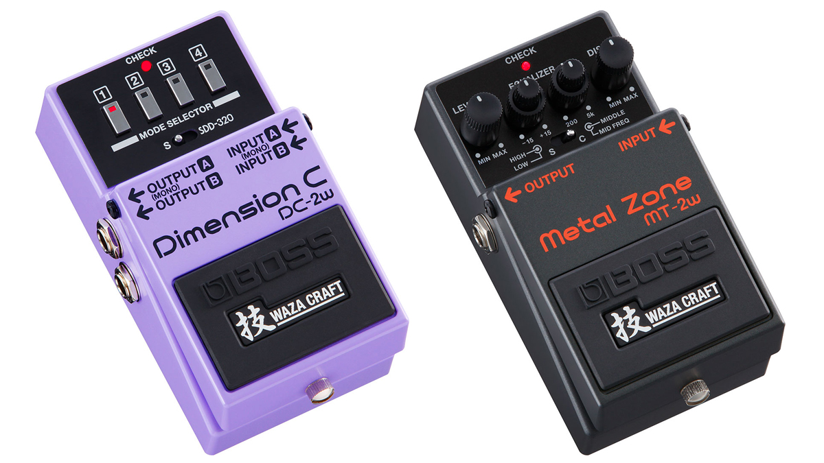 Boss unveils Waza Craft versions of the DC-2 Dimension C and… MT-2