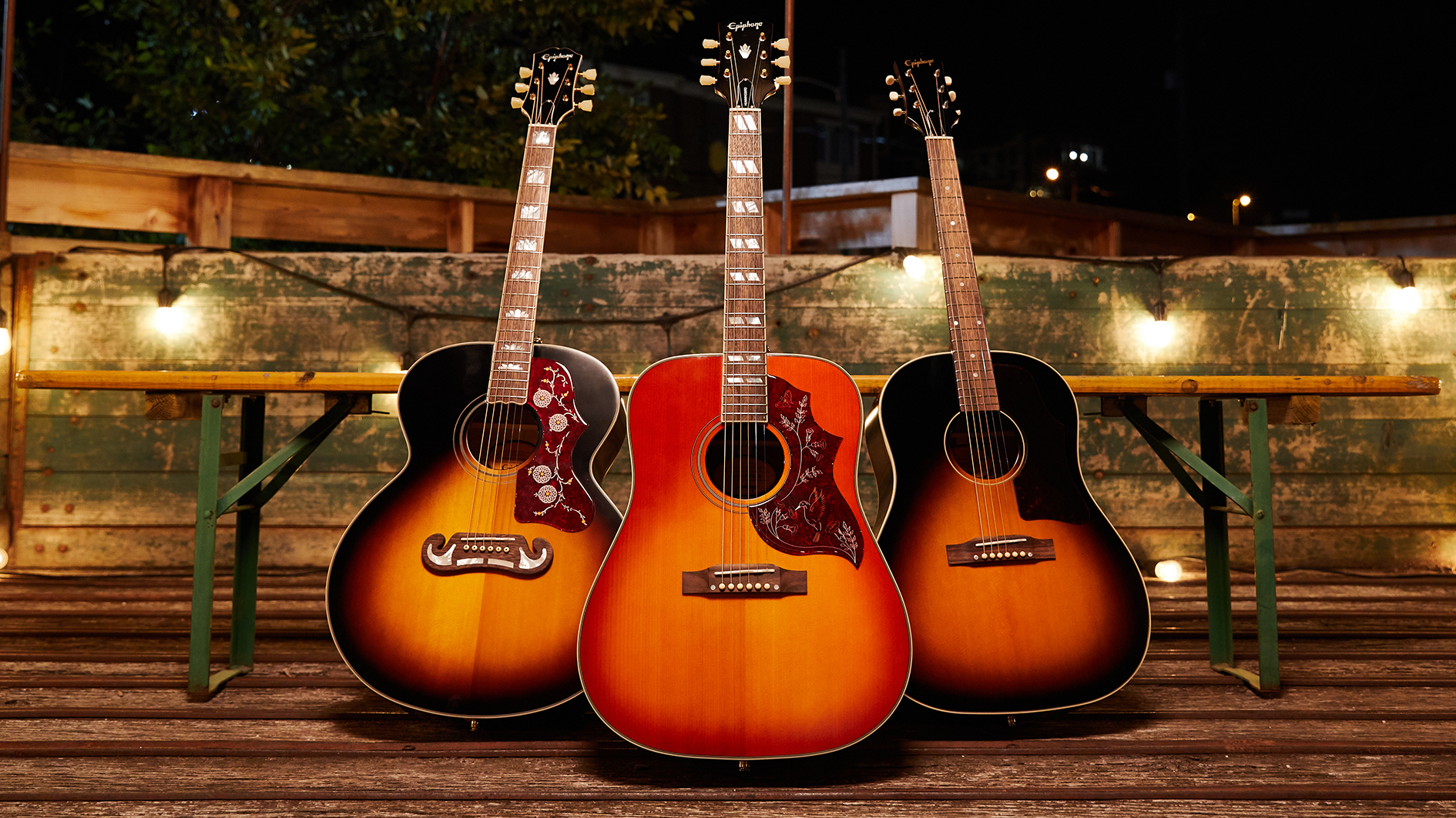 Epiphone unveils 'Inspired by Gibson' J-45, Hummingbird and J-200