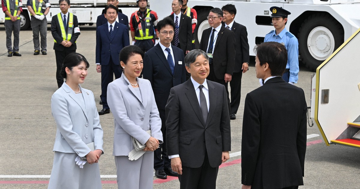 天皇ご一家、沖縄へ出発 戦後80年、戦没者を慰霊へ | 毎日新聞