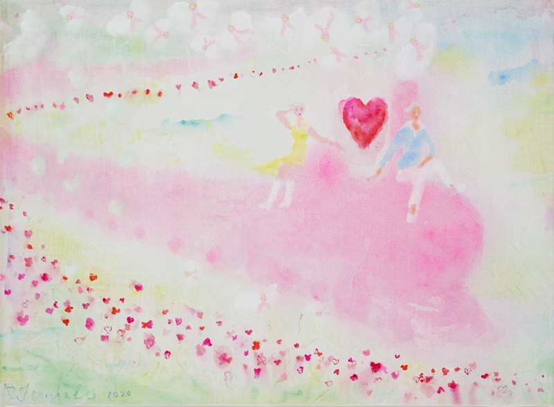 あのヒット曲の世界観が絵に 作詞家・松本隆さんと画家・寺門孝之さん