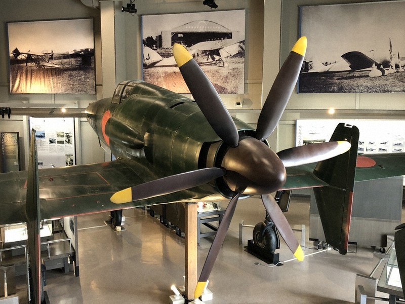 震電」実物大模型、展示 後部プロペラ「幻の戦闘機」 大刀洗平和記念館