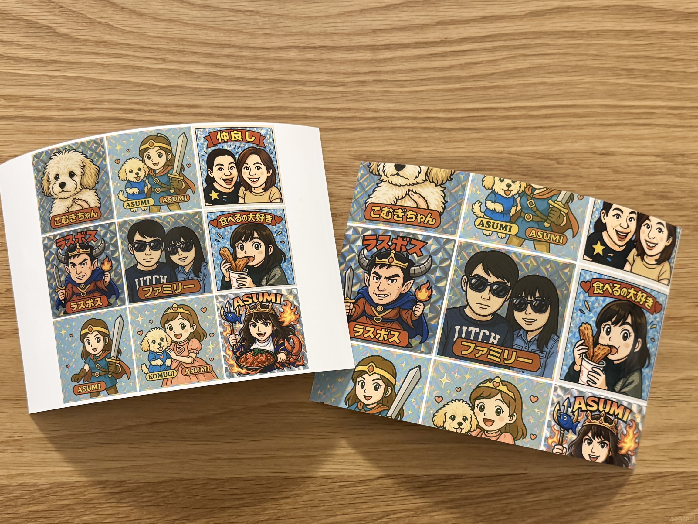 SNSで大バズり中「ビックリマンチョコ風シール」の作り方。プリントや