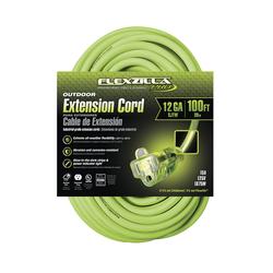 Flexzilla® Pro 100' 12/3 Heavy-Duty ZillaGreen Outdoor Extension