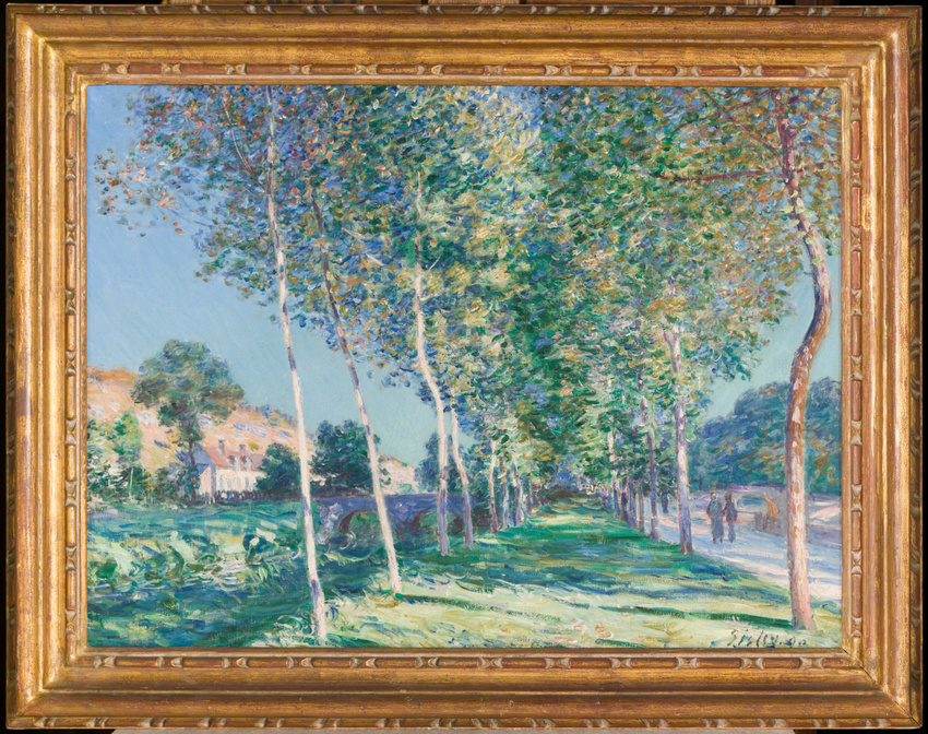 Allée de peupliers aux environs de Moret-sur-Loing - Alfred Sisley
