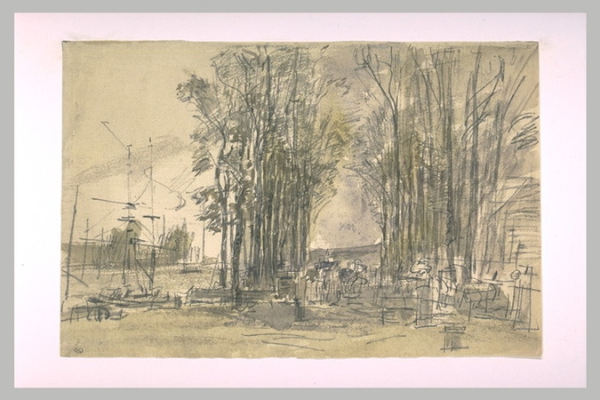 La Rade de Villefranche - Eugène Boudin | Musée d'Orsay