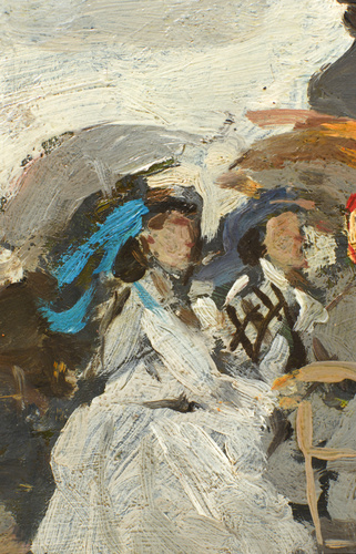 La Plage de Trouville - Eugène Boudin | Musée d'Orsay