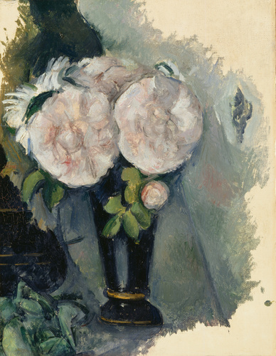 Fleurs dans un vase bleu - Paul Cézanne | Musée de l'Orangerie