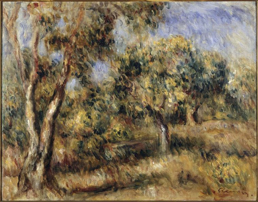 Paysage de Cagnes - Auguste Renoir | Musée d'Orsay